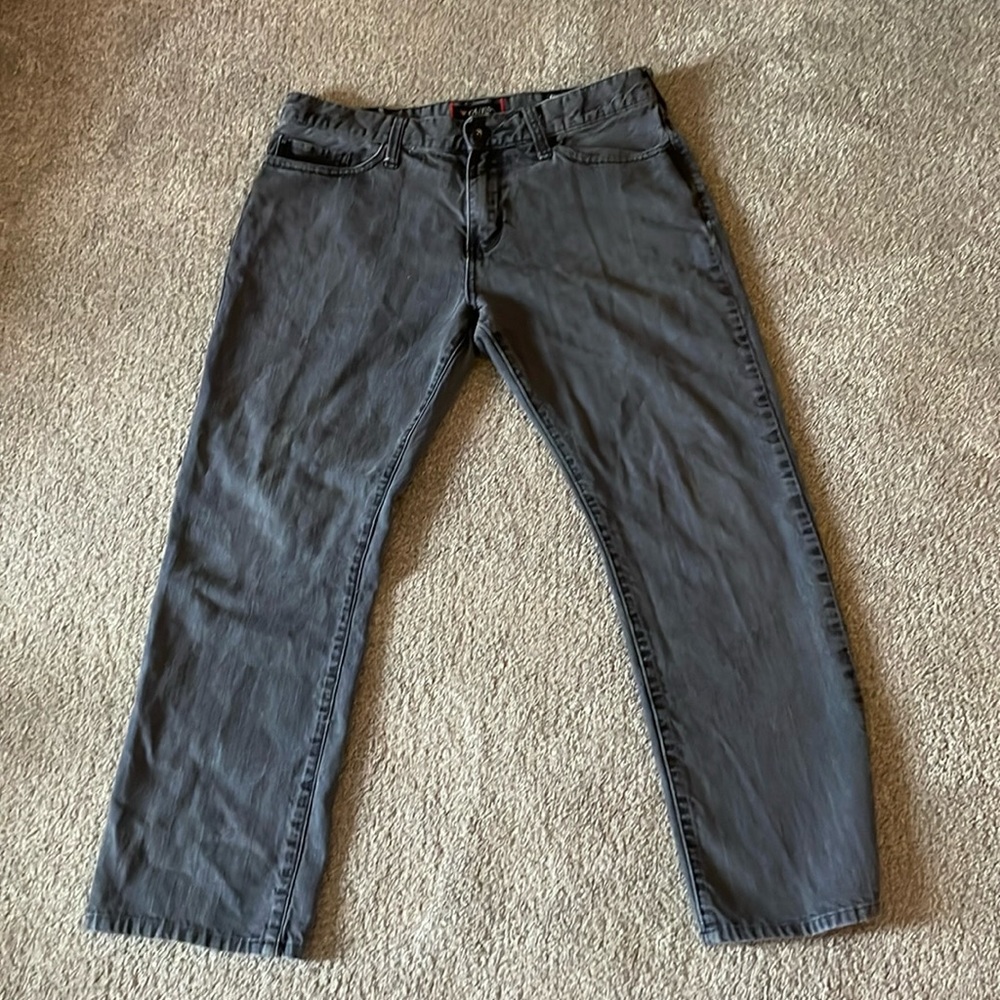Slim straight guess jeans grey washed look